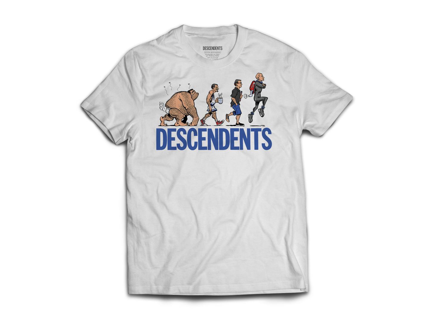 Polera Oficial Descendents - Ascent of Man - Blanco