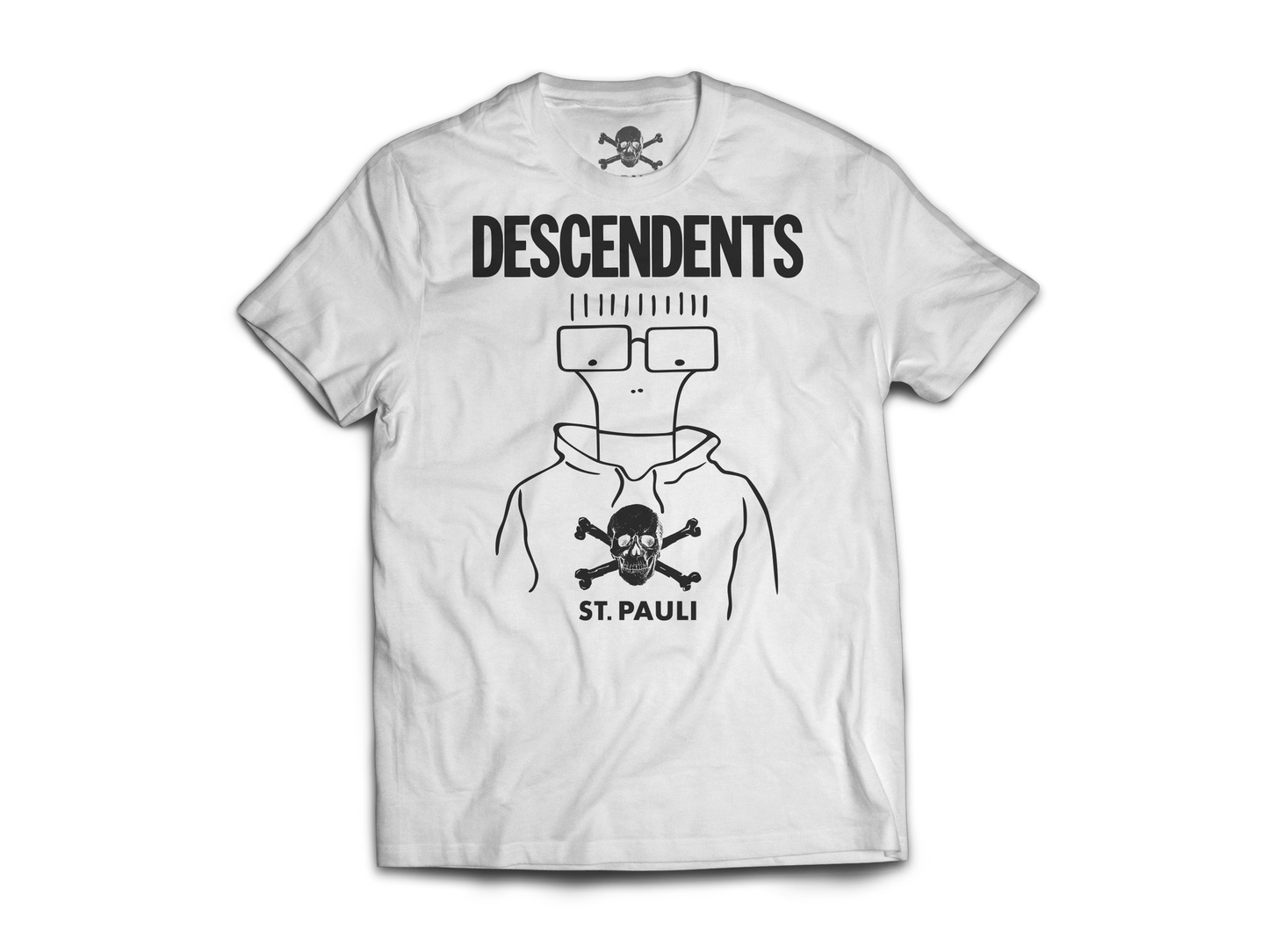 Polera Oficial ST. PAULI - Descendents Collab - Blanco