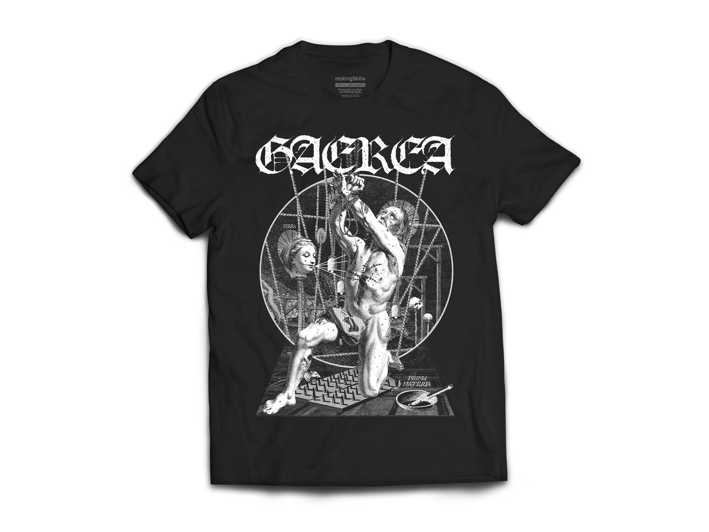 Polera Oficial - Gaerea - Gira 2022 - Negra