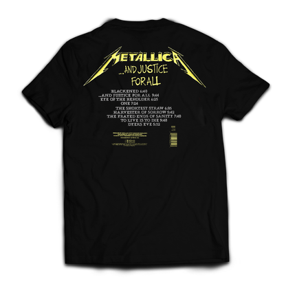 Polera Oficial Metallica - And Justice For All - Negro