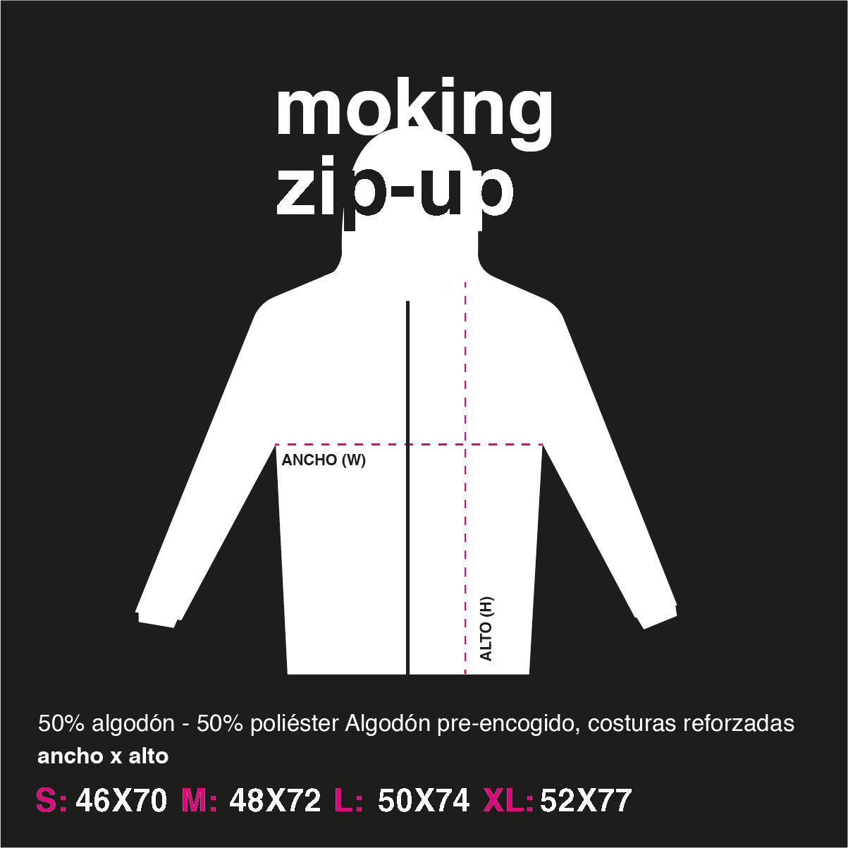 Polerón Zip Up Oficial Descendents - Classic Milo - Negro