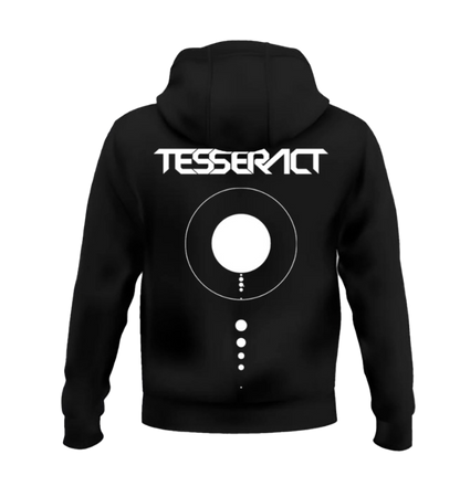 Poleron Oficial Hoodie - TesseracT - Gira Chile 2023 - Negro