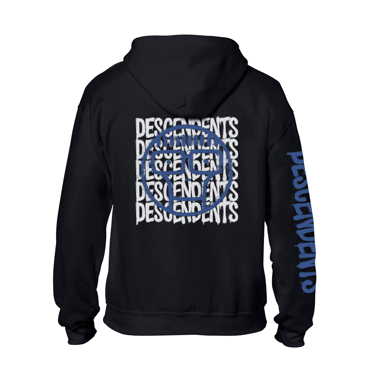 Polerón Zip Up Oficial Descendents - Spray Repeater - Negro