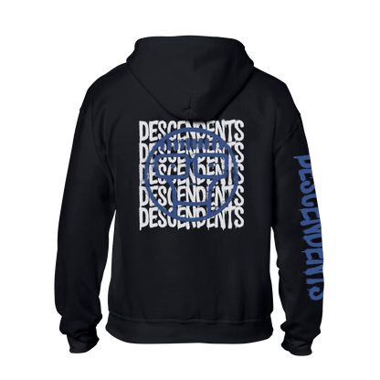 Polerón Zip Up Oficial Descendents - Spray Repeater - Negro