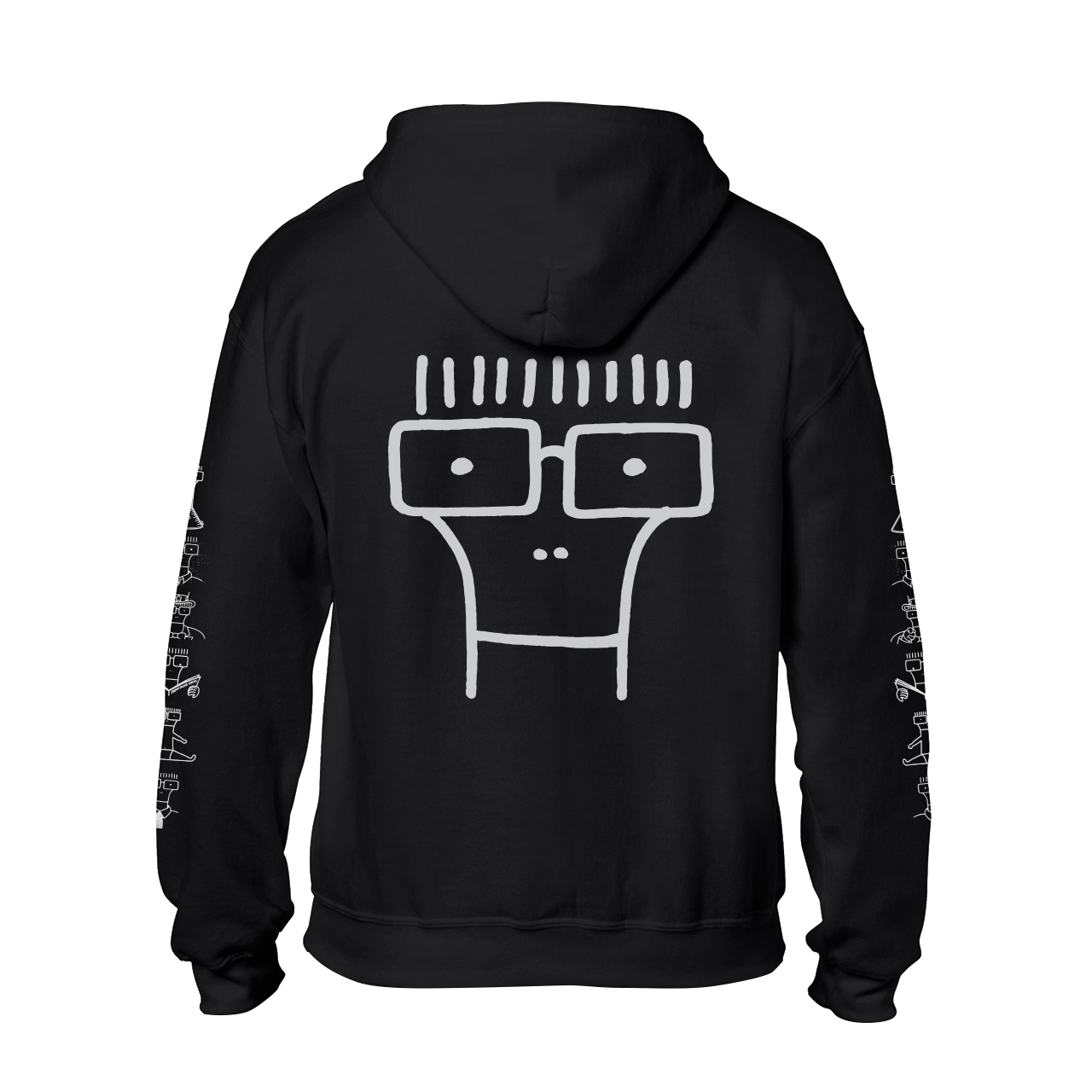 Polerón Zip Up Oficial Descendents - Classic Milo - Negro